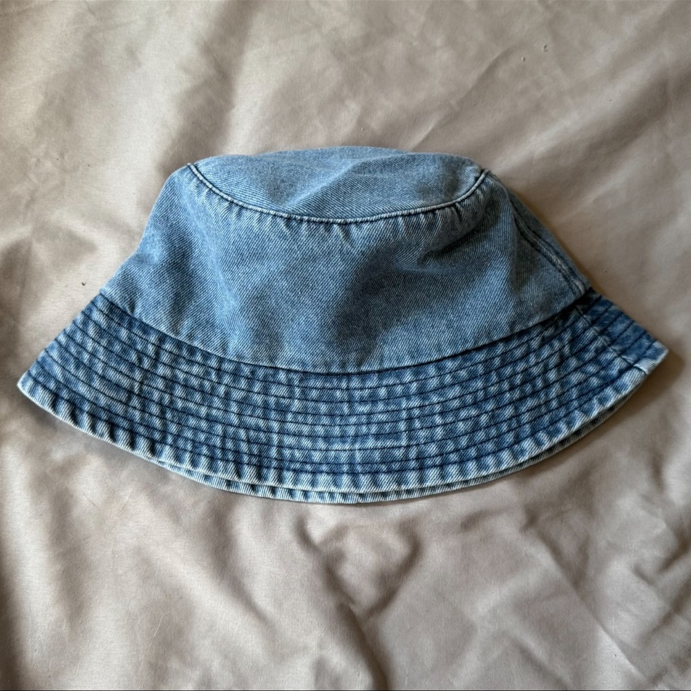 COPY - WRANGLER denim Bucket Hat NWOT Long Live Cowboys unisex 90s … - Picture 6 of 9